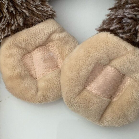 Vintage Pier One 1‎ Imports Brown Hanging Monkey Plush Poseable Animal 26" Bow - Picture 7 of 16